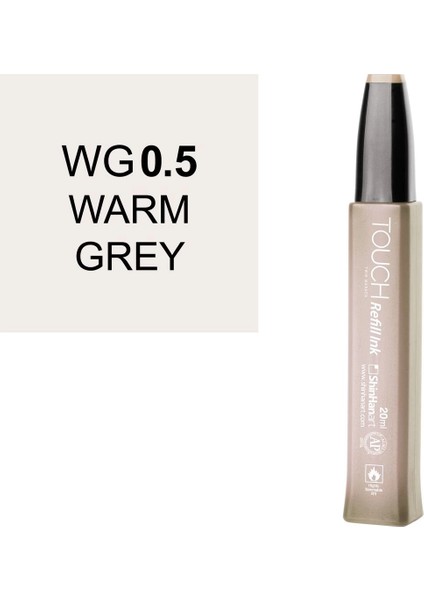 Touch Twin Marker Refill Alcohol Ink Alkol Bazlı Mürekkep 20 Ml. Wg0.5 Warm Grey