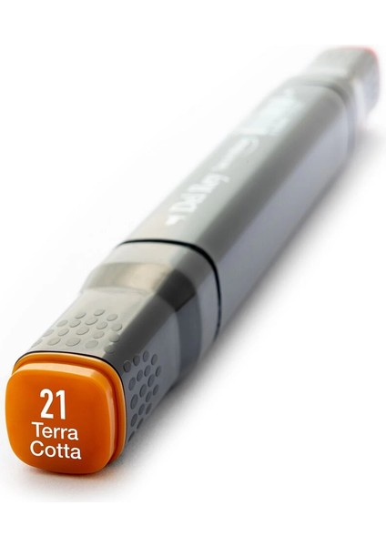 Çift Uçlu Çizim Marker Kalemi 21 Terre Cotta