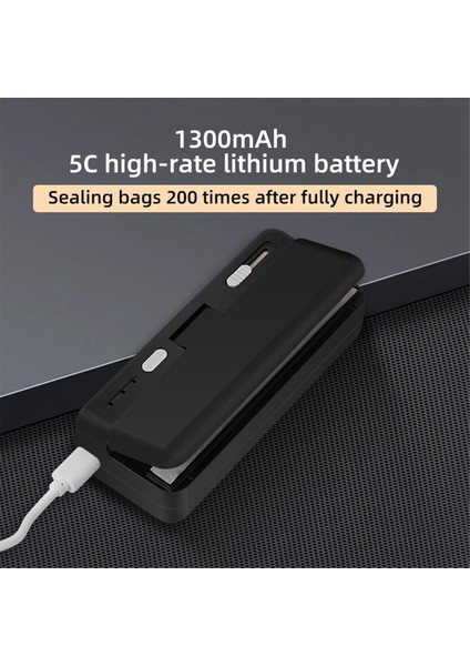 Mini Poşet Kapatma Makinesi, USB Şarjlı Patates Cipsi Poşetleri Isı Kapatma Makinesi, Kapatma Makinesi, Atıştırmalık Plastik Poşetleri Isı Kapatma ve Kesme Makinesi Siyah (Yurt Dışından) fiyatları