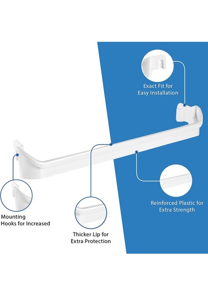 240534901 Buzdolabı Kapı Rafı Çubuğu Uyumlu Değiştirilebilir 948954 AP3214630 PS734935 EAP734935 Buzdolabı Dondurucu Çekmecesi (Yurt Dışından) fırsatları