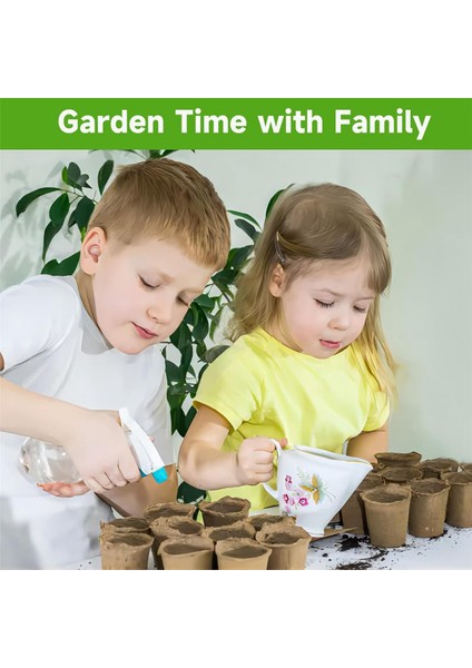 130 Adet Organik Turba Saksısı, 3,15 Inç Fidanlık Saksısı, Drenaj Delikli Yuvarlak Bitki Fide Saksıları, Tohum Başlatma Başlatıcısı (Yurt Dışından) fiyatları