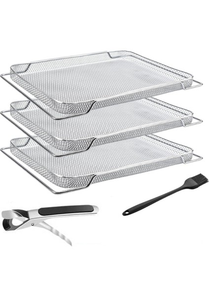 Breville Akıllı Fırın Air Fryer Pro Paslanmaz Çelik Air Fryer Örgü Sepetleri Klipsli Fırın Örgü Sepeti (Yurt Dışından)
