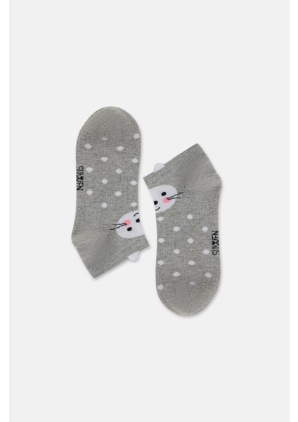 Bear Dots Patik Çorap