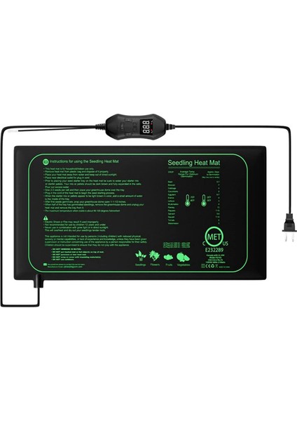 Kapalı Alan Bahçeciliği Için Fide Isıtma Matı, Tohum Ekimi, Bitki Isıtma Pedi, Sıcak Çimlenme, Hidroponik Us Plug (Yurt Dışından)