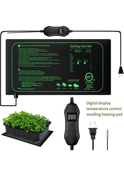 Kapalı Alan Bahçeciliği Için Fide Isıtma Matı, Tohum Ekimi, Bitki Isıtma Pedi, Sıcak Çimlenme, Hidroponik Us Plug (Yurt Dışından) modelleri
