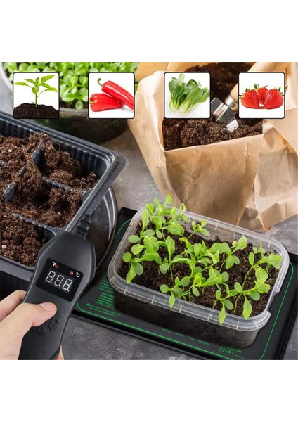 Kapalı Alan Bahçeciliği Için Fide Isıtma Matı, Tohum Ekimi, Bitki Isıtma Pedi, Sıcak Çimlenme, Hidroponik Us Plug (Yurt Dışından) indirimleri