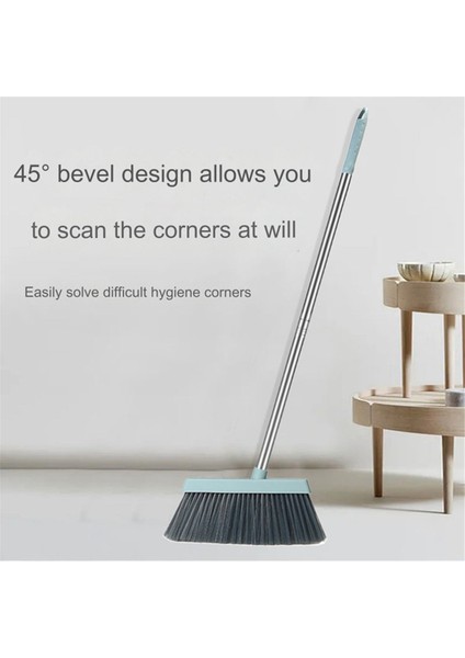 Faraş Süpürge Seti Zemin Sileceği Ev Temizliği Uzun Saplı Temizlik Seti Lobi Ev Mutfak Temizliği Gri (Yurt Dışından) fırsatları