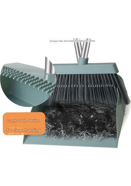 Faraş Süpürge Seti Zemin Sileceği Ev Temizliği Uzun Saplı Temizlik Seti Lobi Ev Mutfak Temizliği Gri (Yurt Dışından) indirimleri