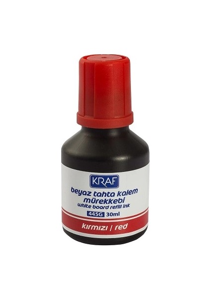 Beyaz Tahta Kalemi Mürekkebi 30 Ml. Kırmızı