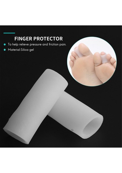 50 Adet Silikon Parmak Tüpü Koruyucu Ayak Manşonları Sürtünme Ağrısı Giderici Ayak Bakım Aracı Parmak Koruması (Yurt Dışından) fiyatları