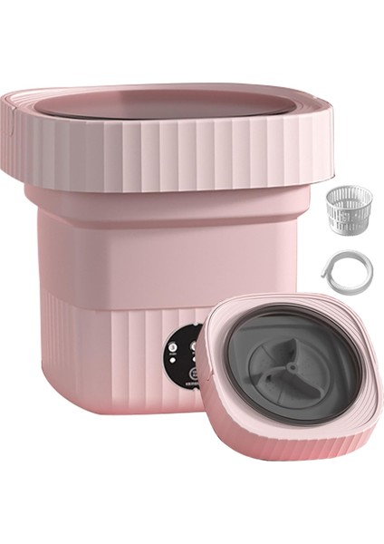 6l Mini Çamaşır Makinesi Drenaj Sepetli Katlanabilir Çamaşır Makinesi Daire Yurt Seyahat Için Derinlemesine Temizlik Iç Çamaşırı B Ab Fişi (Yurt Dışından)