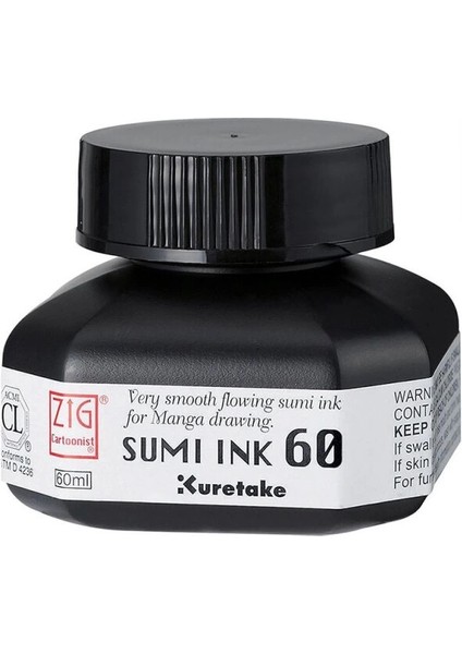 Sumi Ink Çizim Mürekkebi 60 Ml. (Çok Akıcı)