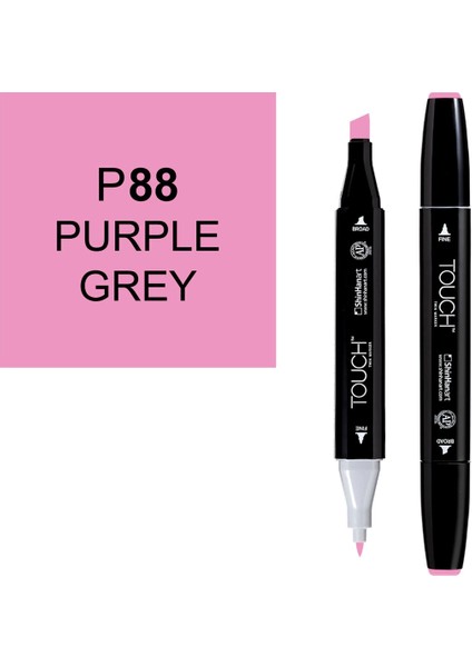Touch Twin Marker Çizim Kalemi P88 Purple Grey