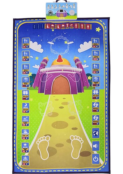 Seccade Müslüman Yetişkin Ibadet Halısı, Rehberli Namaz Rehberliği, Islam Seccadesi, Ramazan Seccadeleri, Yetişkinler (Yurt Dışından)