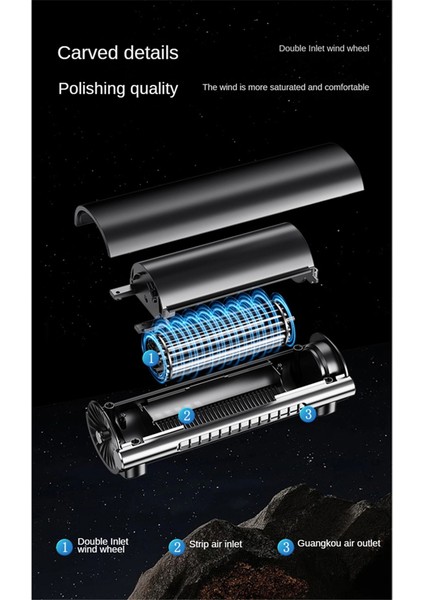 Araba Iç Mekan Arka Koltuk Başlığı Vantilatörü, 3 Vites Hızı USB Ayarlanabilir Kayış Araba Iç Mekan Vantilatörü Oto Aksesuarları Gümüş Gri (Yurt Dışından) modelleri
