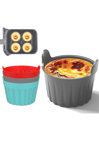 Silikon Hava Fritöz Kalıbı, Yağsız Fritöz Tepsisi, Muffin Kupası Kalıbı, Fırın Kek Kalıbı, Yumurta Tart Kalıbı, Hava Fritöz Aksesuarları (Yurt Dışından) fiyatları