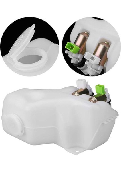 Nissan Patrol Gq Maverick 1988-1997 Ön Cam Sileceği Su Şişesi 2 Delikli Pompa Deposu Kavanoz Takımı (Yurt Dışından) fiyatları