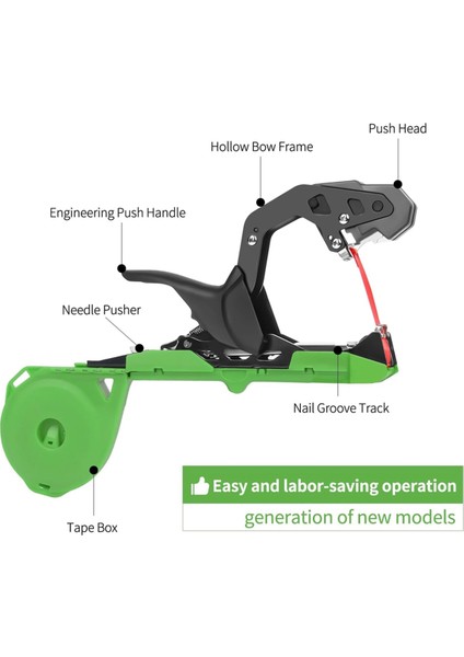 Bitki Bağlama Makinesi, Bitki Asma Bağlama Bandı Makinesi, Domates, Sebze Bahçesi Için 10000 Adet Zımba ve 10 Rulo Bant (Yurt Dışından) modelleri
