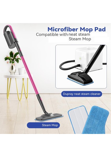 Schenley Buharlı Paspas Temizleyici ve Dupray Neat Buharlı Temizleyici Için Mikrofiber Buharlı Paspas Pedleri - Yıkanabilir ve Tekrar Kullanılabilir 6'lı Paket (Yurt Dışından) fırsatları