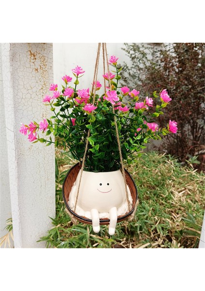 Adet Bitki Askı Sepetleri, Güzel Salıncak Yüzlü Saksı, Sukulent Çiçek Saksıları, Balkon Duvar Askılı Saksı Malzemeleri (Yurt Dışından) modelleri