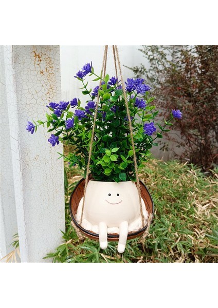 Adet Bitki Askı Sepetleri, Güzel Salıncak Yüzlü Saksı, Sukulent Çiçek Saksıları, Balkon Duvar Askılı Saksı Malzemeleri (Yurt Dışından) indirimleri