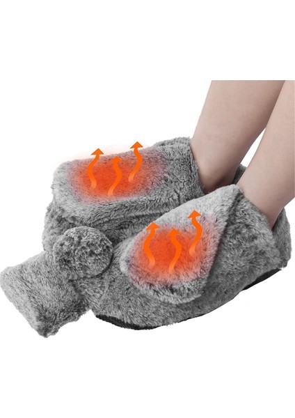 Ayaklar Için Yumuşak Peluş Kılıflı Ayak Isıtıcı Sıcak Su Torbası, Erkekler ve Kadınlar Için Ayak Isıtıcı El Isıtıcısı D Stili (Yurt Dışından) fiyatları