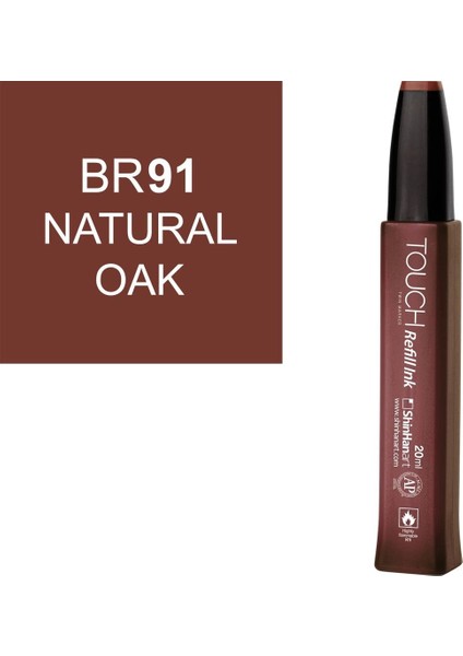 Touch Twin Marker Refill Alcohol Ink Alkol Bazlı Mürekkep 20 Ml. BR91 Natural Oak