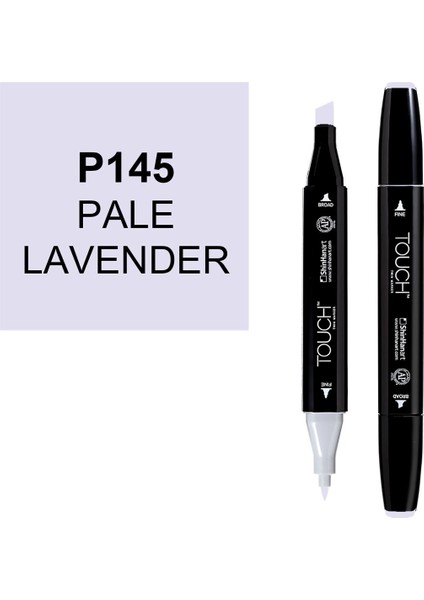 Touch Twin Marker Çizim Kalemi P145 Pale Lavender