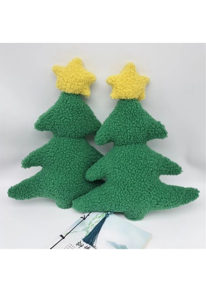 Noel Ağacı Yastığı Yumuşak Noel Dekorasyon Yastığı Peluş Doldurulmuş Ağaç Yastıkları Ev Dekorasyonu Için (Yurt Dışından) fiyatları
