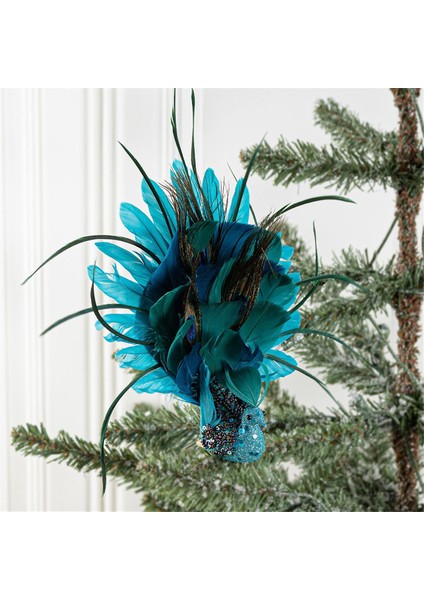 Noel Süsleri Dekorasyonları - 2 Adet Kuyruğunu Açan Kolye Noel Dekorasyonu Parti Malzemeleri Için (Yurt Dışından) fiyatları