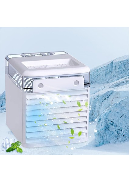 Şarj Edilebilir Taşınabilir Klimalar Taşınabilir Klima Buharlaştırıcı USB Soğutucu Masaüstü Vantilatör Mobil Yaz Ev Ofis Için (Yurt Dışından) fiyatları