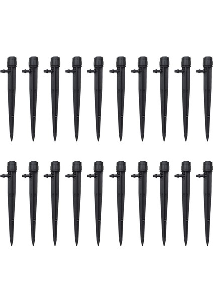 Bahçe Sulama Yağmurlama Sistemleri 360 Derece Bahçe Sulama Sistemi 4/7mm 1/4 Inç Hortum Için, B (Yurt Dışından)