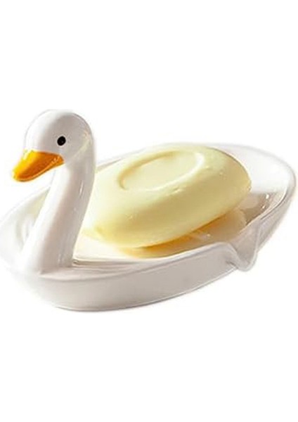 Sevimli Hayvan Ördek Seramik Sabunluk, Duş Banyo Mutfak Için Tahliyeli Kendiliğinden Boşalan Sabunluk (Yurt Dışından) modelleri