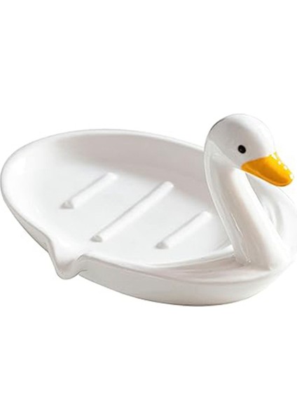 Sevimli Hayvan Ördek Seramik Sabunluk, Duş Banyo Mutfak Için Tahliyeli Kendiliğinden Boşalan Sabunluk (Yurt Dışından) indirimleri