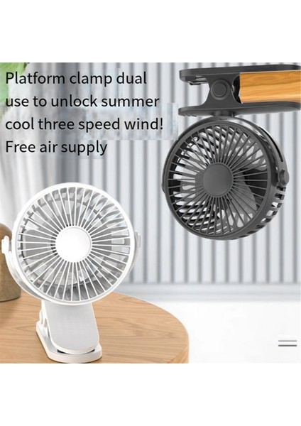 Yatak Odası Ofisi Için Klipsli Fan USB Şarjlı Açık Hava Taşınabilir Öğrenci Yurdu Dönen Sessiz 3 Hızlı Ayarlanabilir Fan (Yurt Dışından) modelleri