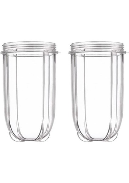 2'li Yedek Uzun Kavanoz Bardakları Magic Blender'a Uyar Yedek Uzun Kavanoz Bardaklarına Uyar (Yurt Dışından)