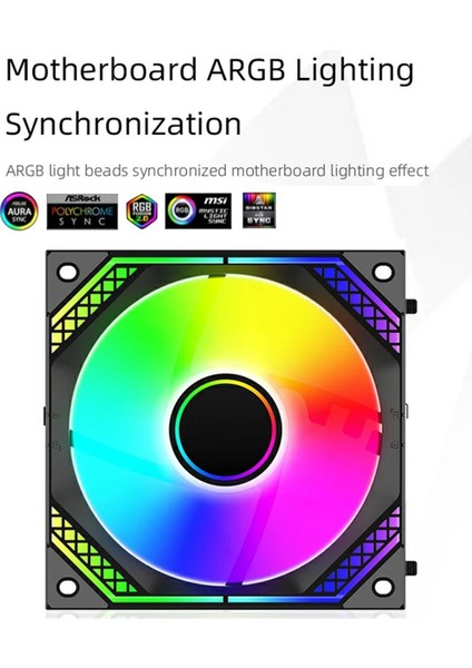 Teucer Jm-2 Kablosuz 3'ü 1 Arada Kasa Fanı 12V Pwm Dairesel Aynalı Argb 120MM Cpu Sıvı Soğutma Vantilatörü Black-Forward (Yurt Dışından) fiyatları
