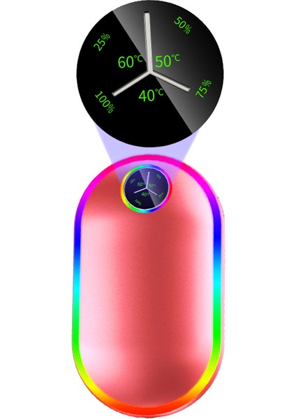 10000MAH USB Şarj Edilebilir Elektrikli El Isıtıcısı Kış Çift Taraflı Isıtma Mini Uzun Ömürlü Cep Powerbank 4'ü 1 Arada (Yurt Dışından) fiyatları