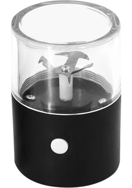 Elektrikli Ot Öğütücü Tütün Öğütücü USB Şarjlı Çimen Ev Sigara Aksesuarları Ev Mutfak Aletleri, Siyah (Yurt Dışından)