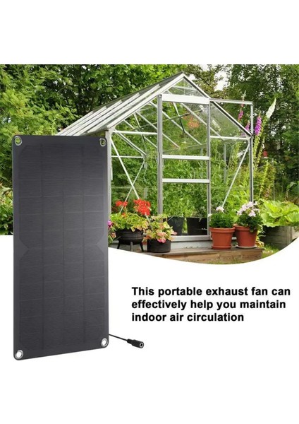 10W Monokristal Güneş Paneli DC5521 Çıkış Şarjı 12V Akü Pv Plaka Evcil Hayvan Egzoz Fanı Tavuk Köpek Güneş Fanı (Yurt Dışından) fırsatları