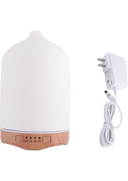 250ML Aromaterapi Esansiyel Yağ Difüzörü Hava Nemlendiricisi 7 Renkli LED Işıklarla Serinletici Seramik Difüzör Ev Için - Abd Fişi (Yurt Dışından)