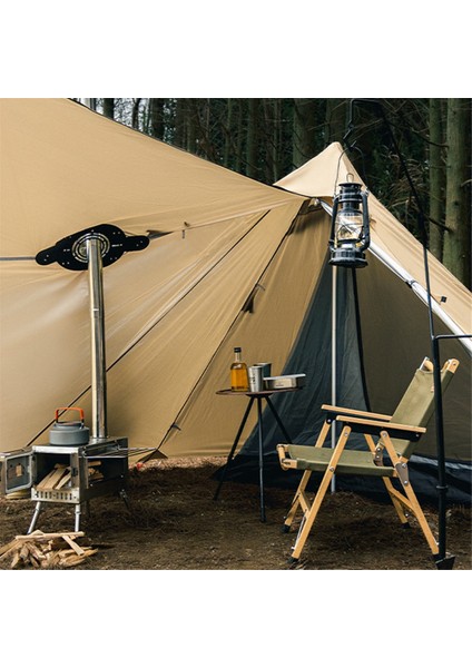 Hıkeman Sıcak Çadır Soba Jakı Baca Deliği Korumalı Yüksek Alev Geciktiricili Yürüyüş, Açık Hava Yangına Dayanıklı Çadırlar ve Şömineler Için (Yurt Dışından) indirimleri