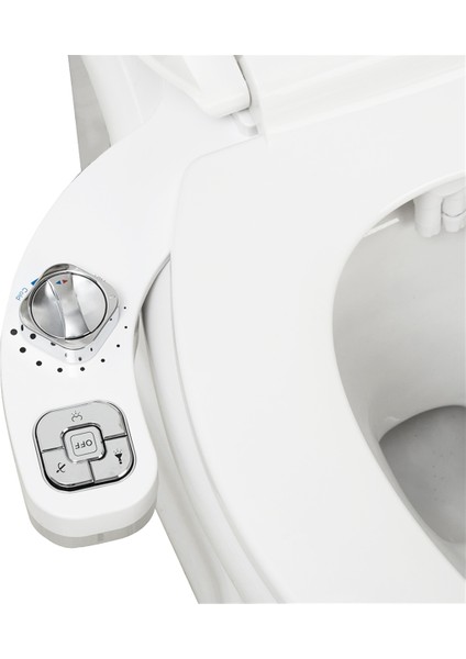 Tuvalet Bide Püskürtücüsü Elektriksiz, Kendi Kendini Temizleyen, Çift Geri Çekilebilir Nozullar, Ayarlanabilir Su Basıncı (Yurt Dışından) fiyatları