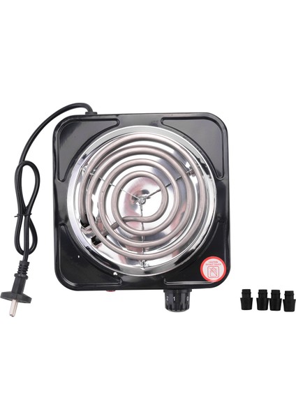 Elektrikli Tek Brülörlü Ocak, Kompakt ve Taşınabilir, Ayarlanabilir Sıcaklıklı Sıcak Plaka, 1500 W, Siyah ve Paslanmaz Çelik Ab Fişi (Yurt Dışından) fiyatları