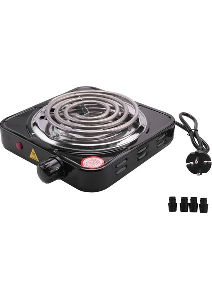 Elektrikli Tek Brülörlü Ocak, Kompakt ve Taşınabilir, Ayarlanabilir Sıcaklıklı Sıcak Plaka, 1500 W, Siyah ve Paslanmaz Çelik Ab Fişi (Yurt Dışından) fırsatları