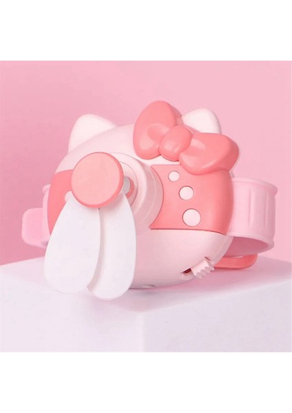 Sevimli Mini Vantilatör, Çocuklar Için Saat Tasarımı, Taşınabilir Vantilatör, Yumuşak Güvenli Güçlü Rüzgar, USB Havalandırma Şarj Edilebilir A (Yurt Dışından) fırsatları