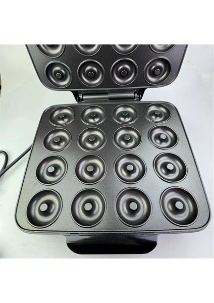 Mini Donut Makinesi, Mini Krep Yapma Makinesi, 16 Mini Donut Pişirin, Yapışmaz Yüzey, Kahvaltılık Kek, Ab Fişi (Yurt Dışından) fiyatları