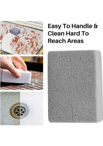 8'li Izgara Izgara Temizleme Tuğlası Blok Tuğla - Sihirli Taş Ponza Izgara Temizleme Aksesuarları Barbekü Izgaraları, Raflar ve Düz Üstlü Pişiriciler Için (Yurt Dışından) fiyatları