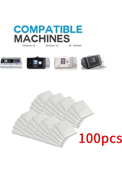 Resmed Airsense Için 100 Adet S9/S10 Cpap Tek Kullanımlık Evrensel Yedek Filtreler (Yurt Dışından) modelleri
