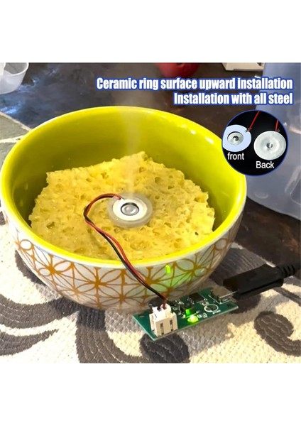 Atomizasyon Diski Dc 5V USB Nemlendirici Atomizasyon Diski Mikro Arayüz Sis Makinesi Zamanlama Anahtarı ile Kendin Yap Ev Için (Yurt Dışından) fırsatları